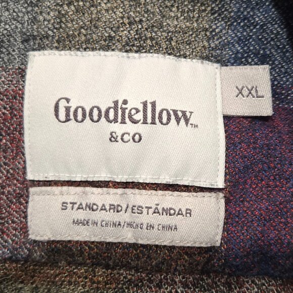 Goodfellow & Co. Men’s Flannel Shirt – Size 2XL -- Lightly loved - Picture 4 of 4